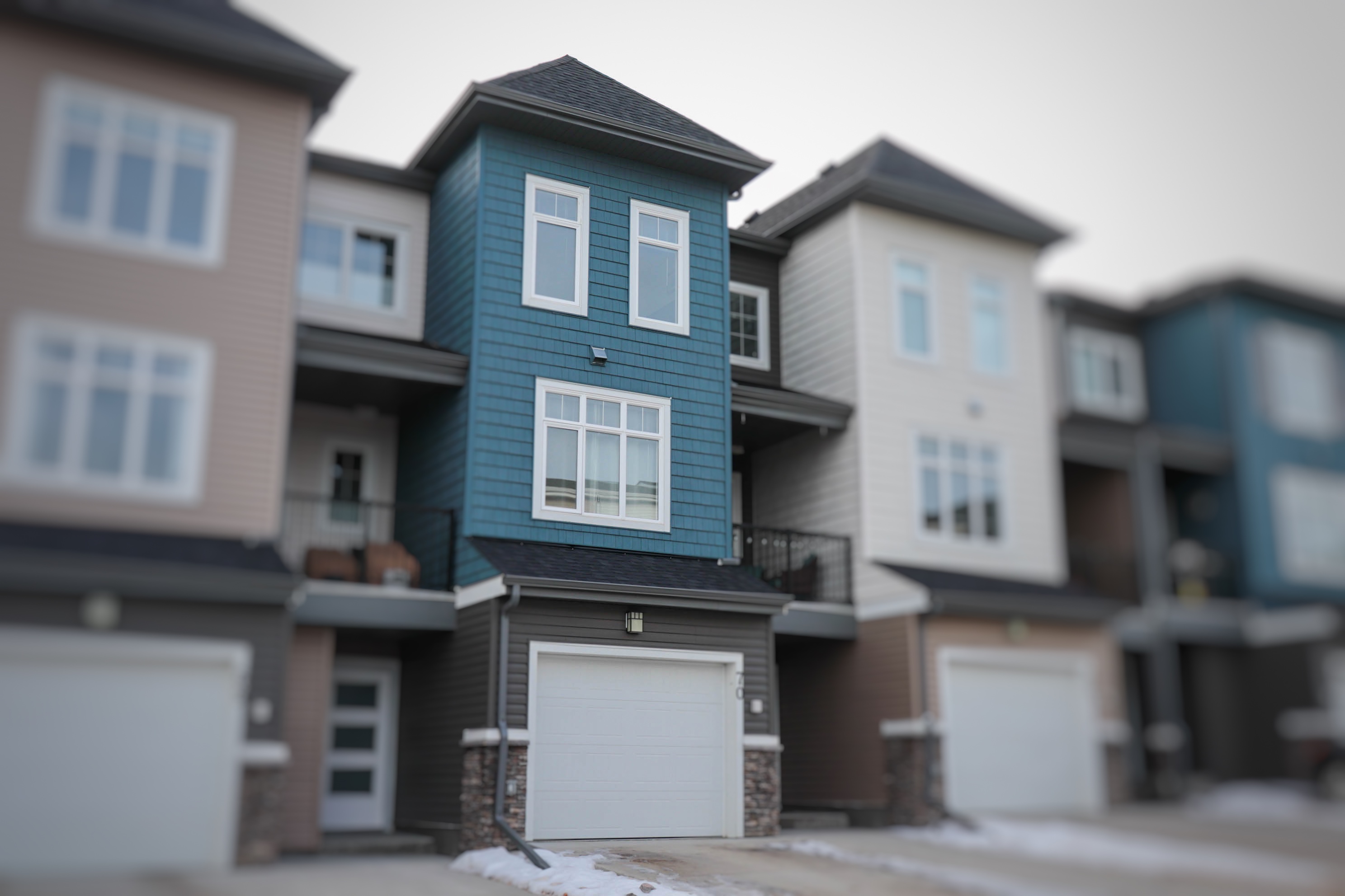 St. Albert Townhome Front View